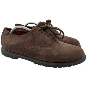 Nautica Mens Suede Leather Brown Oxford Dress Shoes Size 11 M Vintage‎ 00s